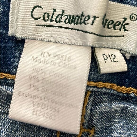 Arden B Vintage Y2K Embroidered Straight Leg Jeans Size 2 Floral Denim - Picture 6 of 9